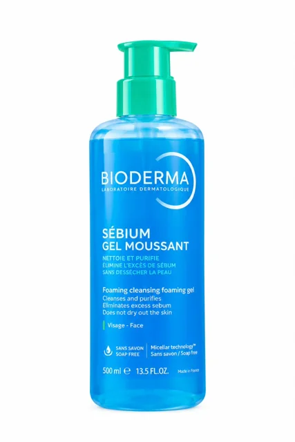 ژل شوینده صورت بایودرما (Bioderma) مدل Sébium Gel Moussant